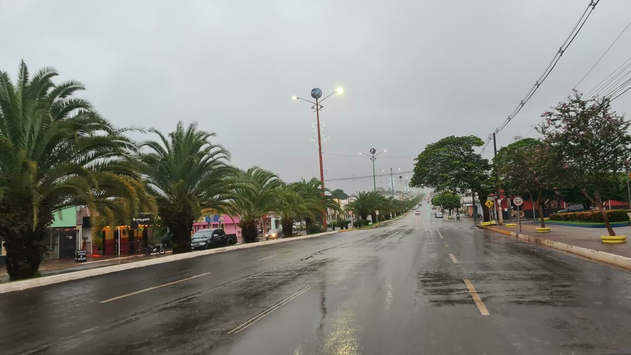 Imagem de compartilhamento para o artigo Sábado será nublado com pancadas de chuva e trovoadas isoladas em Costa Rica e Chapadão do Sul da MS Todo dia